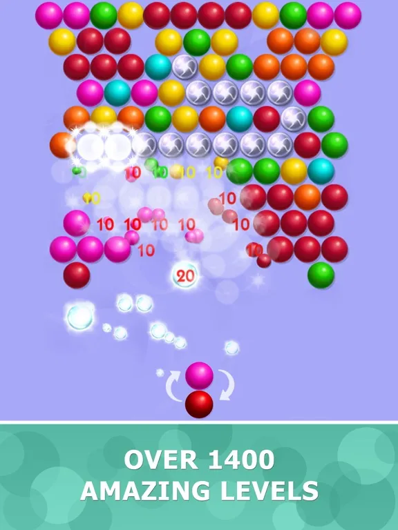 Tangkapan layar Bubblez: Magic Bubble Quest iPad 