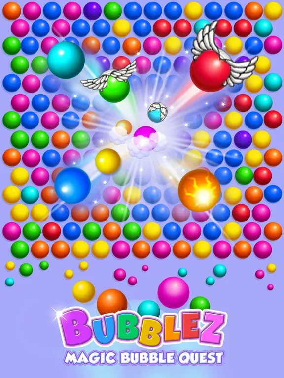 Tangkapan layar Bubblez: Magic Bubble Quest iPad 