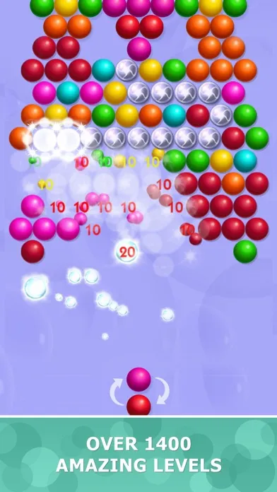 Tangkapan layar Bubblez: Magic Bubble Quest