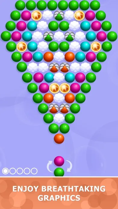 Tangkapan layar Bubblez: Magic Bubble Quest
