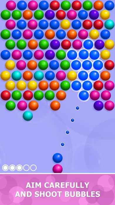 Tangkapan layar Bubblez: Magic Bubble Quest