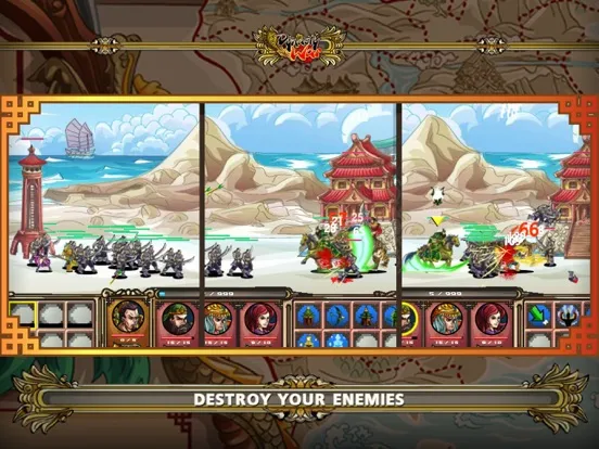 Dynasty War: Tower Defense iPad  Screenshots