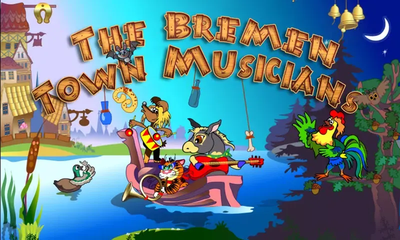 Tangkapan layar Bremen Town Musicians for Kids