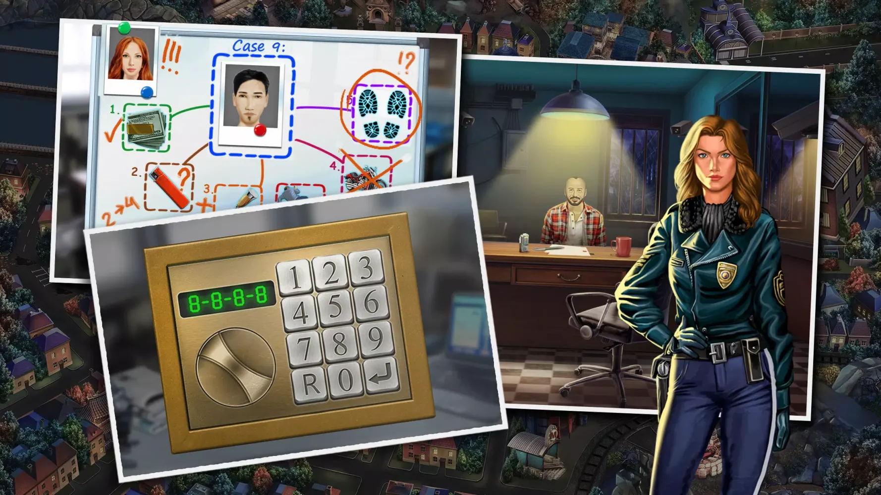 Zrzuty ekranu Crime City: Hidden Object