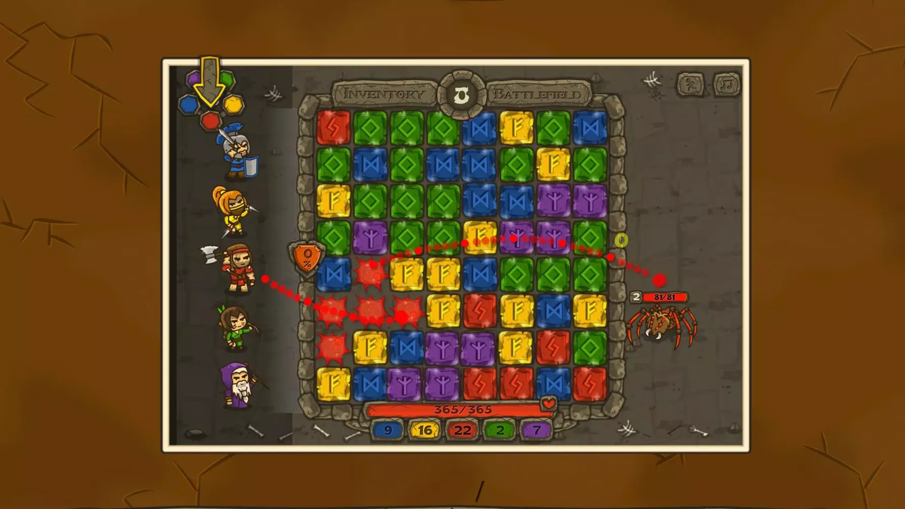 Dangerous Adventure・Puzzle RPG應用截圖