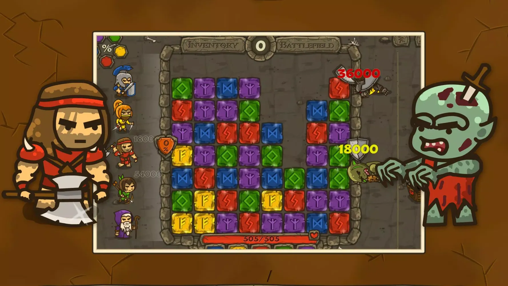 Dangerous Adventure・Puzzle RPG應用截圖