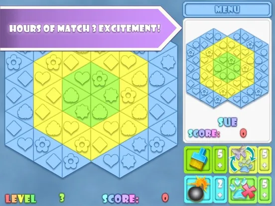Fitz: Match 3 Puzzle Game iPad  스크린샷
