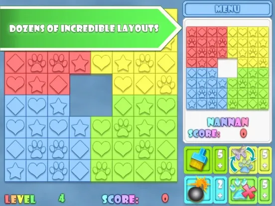 Fitz: Match 3 Puzzle Game iPad  스크린샷