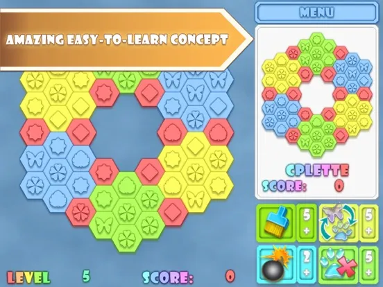 Fitz: Match 3 Puzzle Game iPad  스크린샷