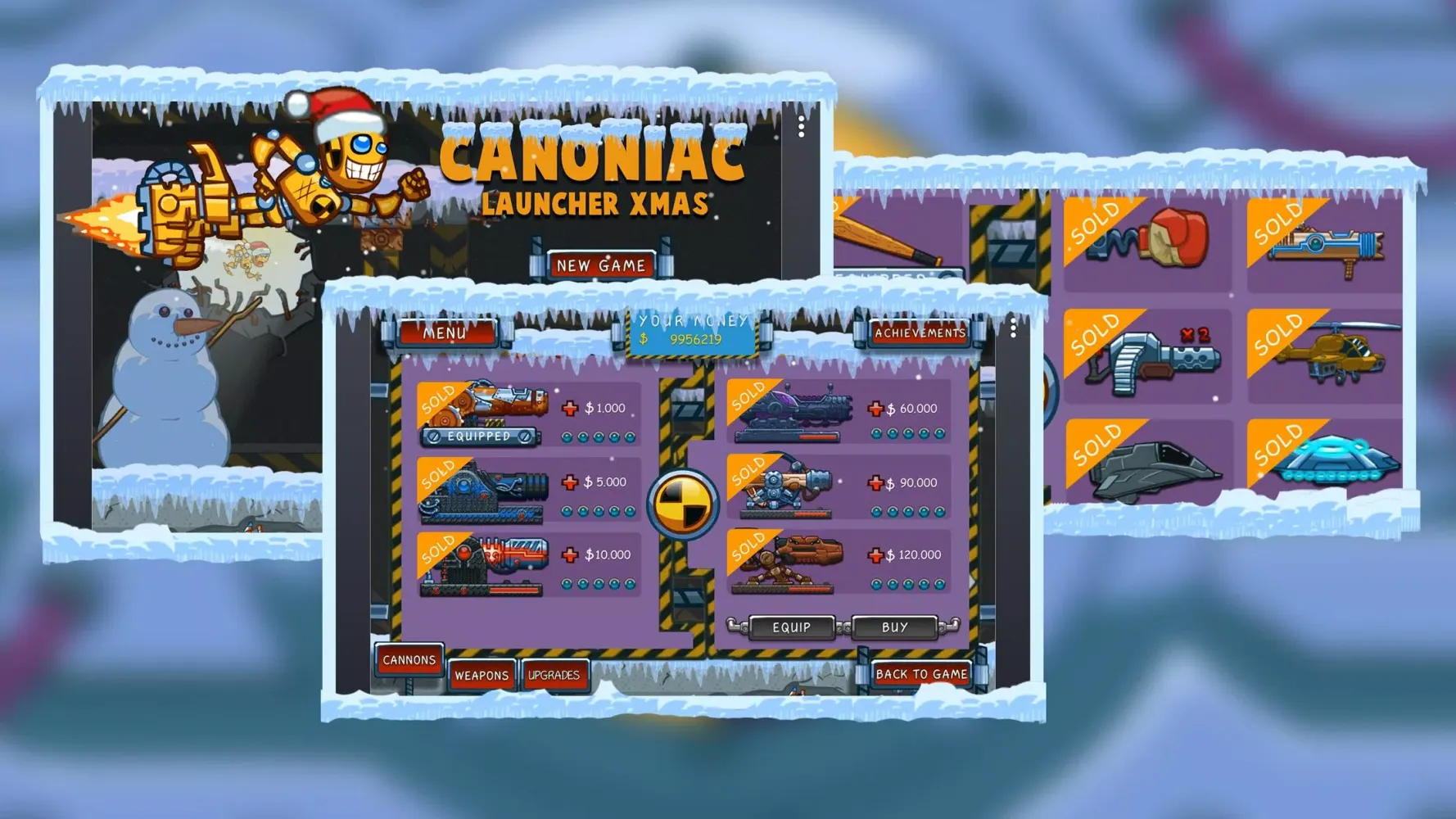 Canoniac Launcher Xmas Screenshots