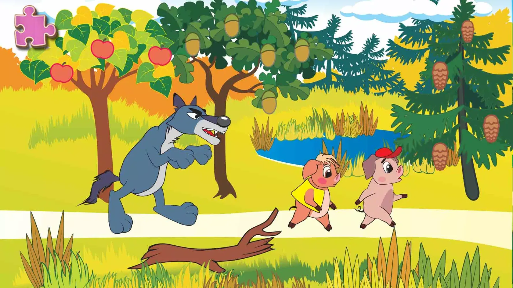 Three Little Pigs: Kids Book应用截图
