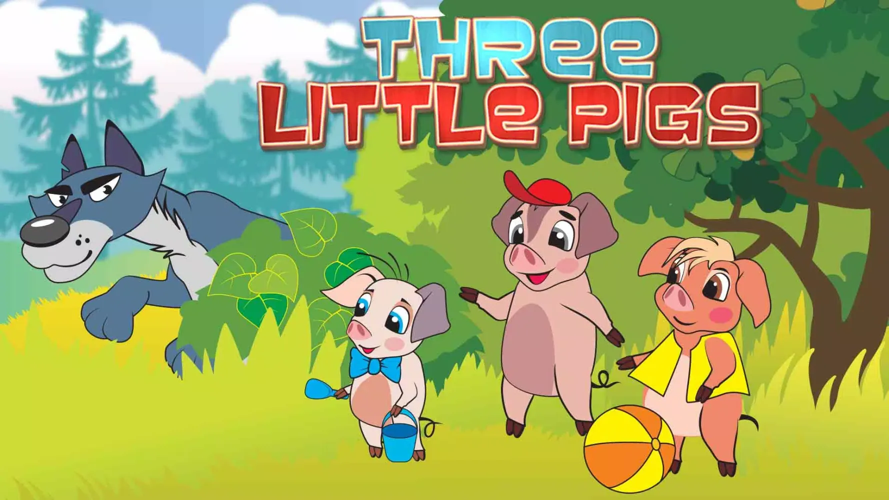 Three Little Pigs: Kids Book应用截图