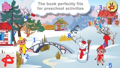Zrzuty ekranu Three Little Pigs: Free Interactive Touch Book