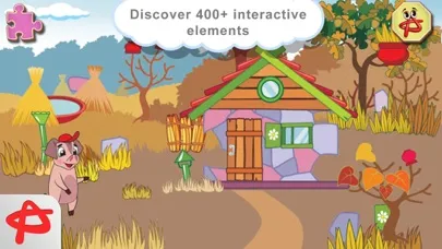 Zrzuty ekranu Three Little Pigs: Free Interactive Touch Book