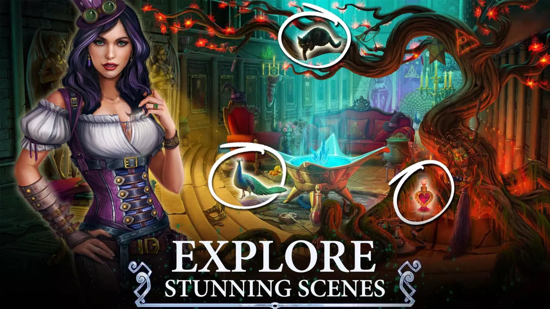 Hidden Objects: Twilight Town Screenshots