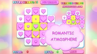 Valentine Hearts Collapse Game سکرین شاٹس