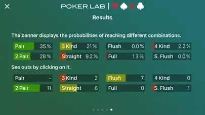 Capturas de pantalla de PokerLab Pro - Poker Odds and Outs