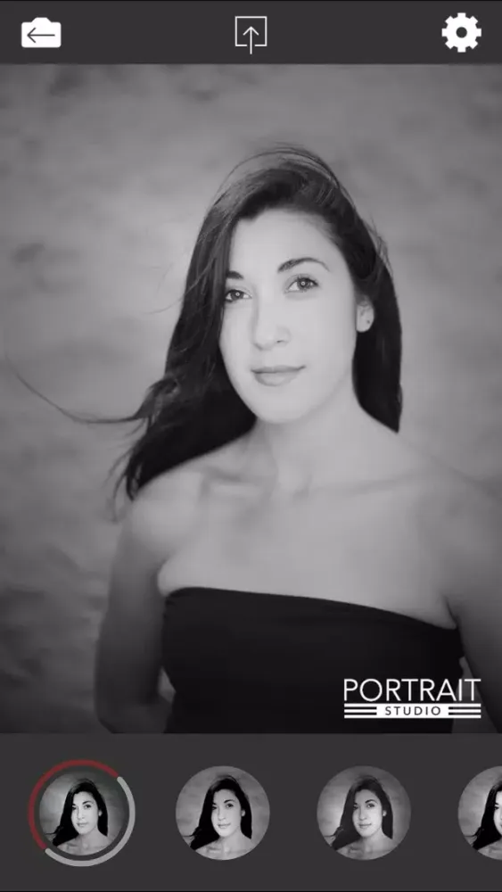 Capturas de tela do Portrait Studio Pro