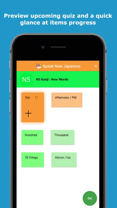 Tangkapan layar Speak & Write Now Japanese