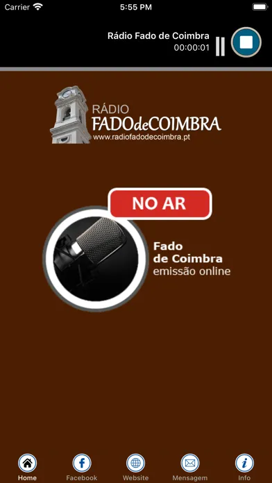 Rádio Fado de Coimbra應用截圖