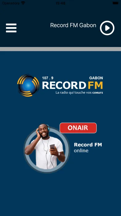 Record FM Gabon سکرین شاٹس