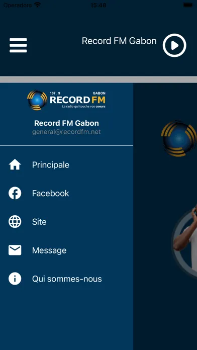 Record FM Gabon سکرین شاٹس