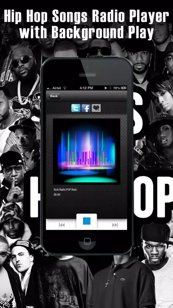 Ảnh chụp màn hình của Best of Hip Hop Songs and Live Radio