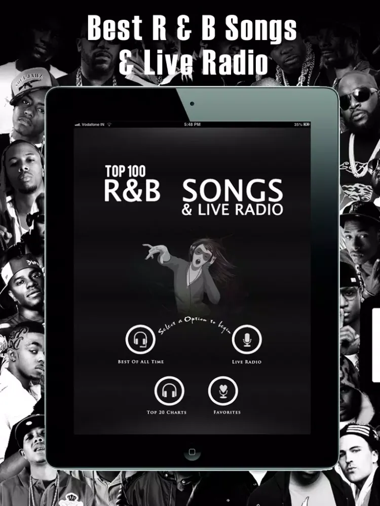 Скриншоты R&B Music Radio Live iPad 