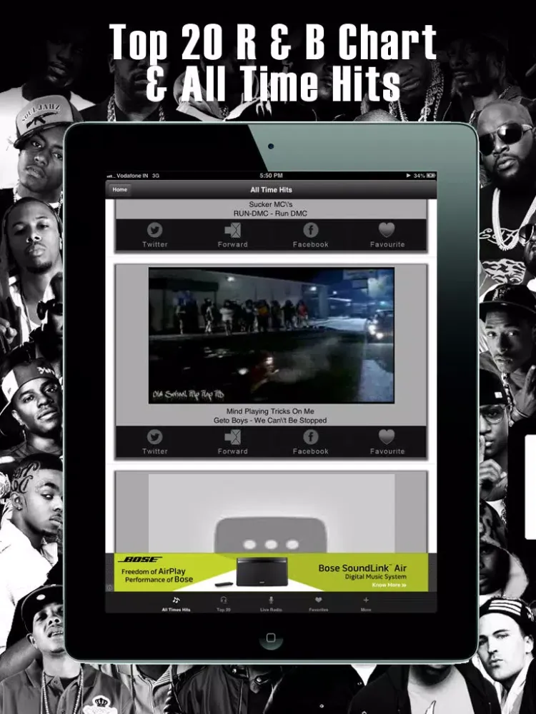 Скриншоты R&B Music Radio Live iPad 