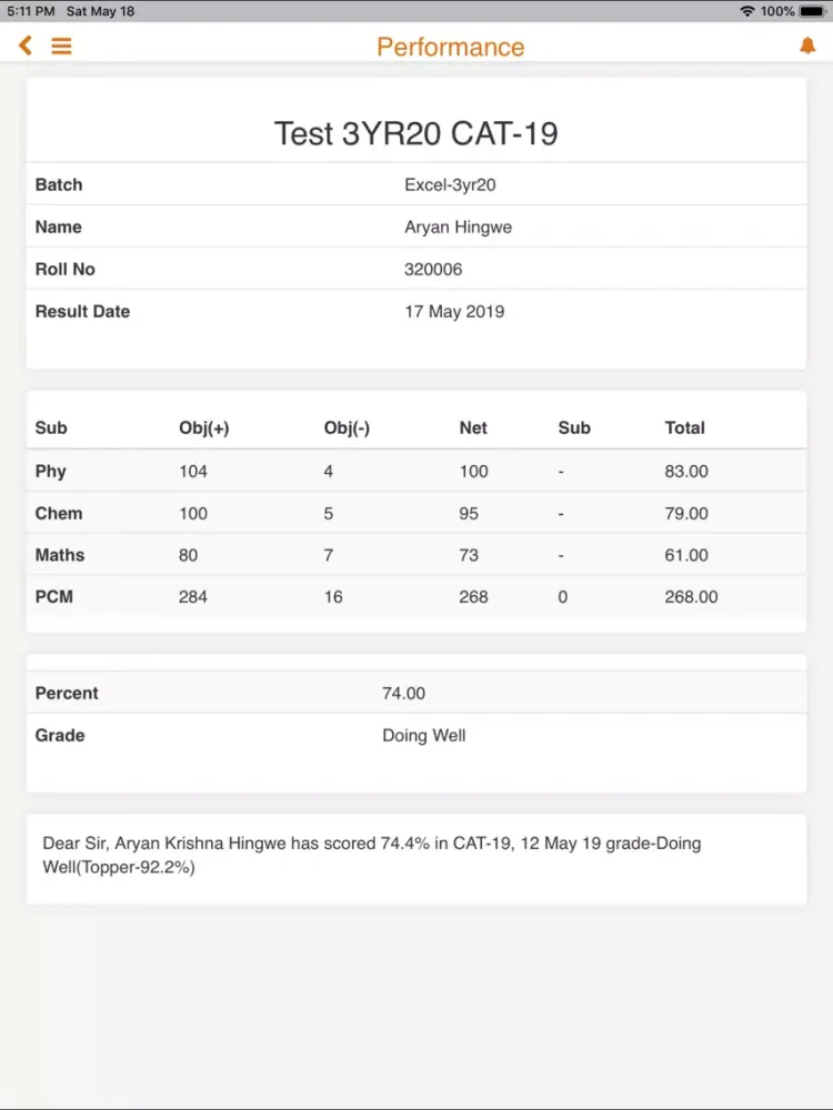 Icad Parent Connect iPad  স্ক্রিনশট