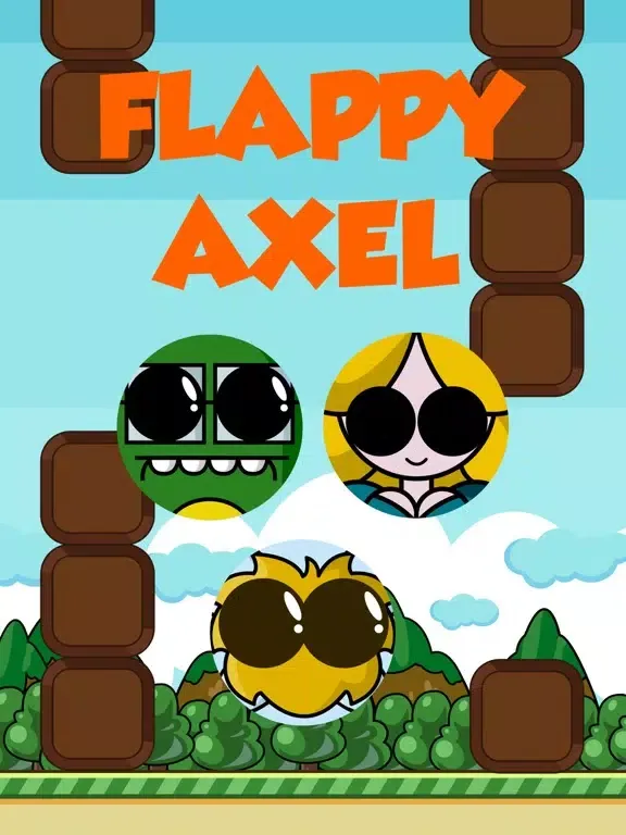 Capturas de tela do Flappy Axel iPad 