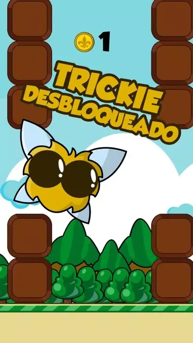 Capturas de tela do Flappy Axel