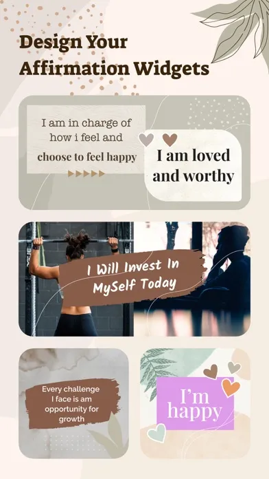 Capturas de pantalla de Affirmation Widget