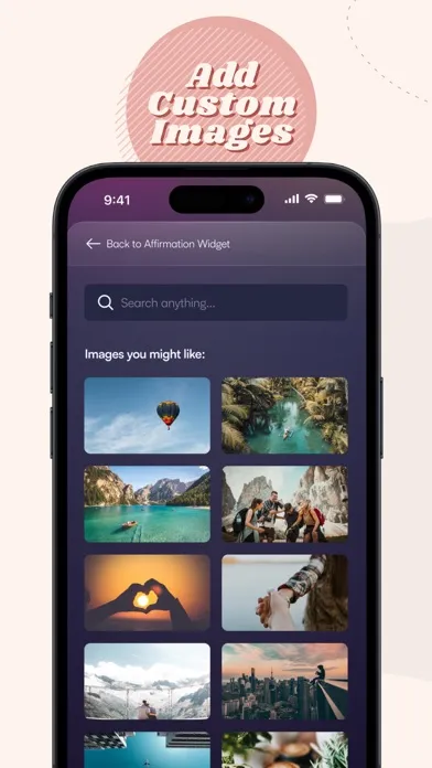Capturas de pantalla de Affirmation Widget