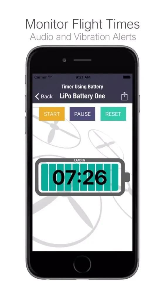 UAV (UAS) Battery Flight Timer / Log應用截圖
