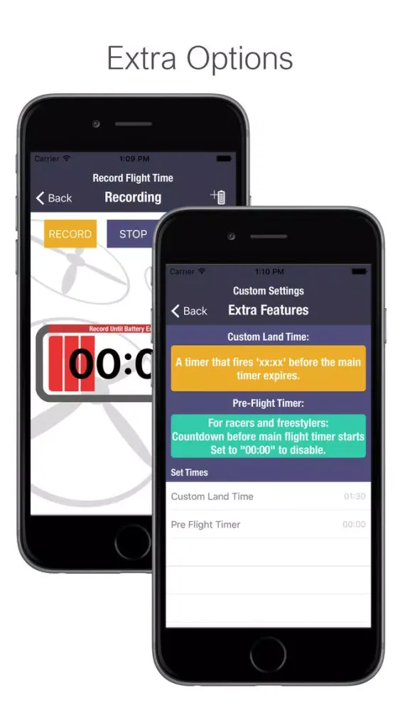 UAV (UAS) Battery Flight Timer / Log應用截圖
