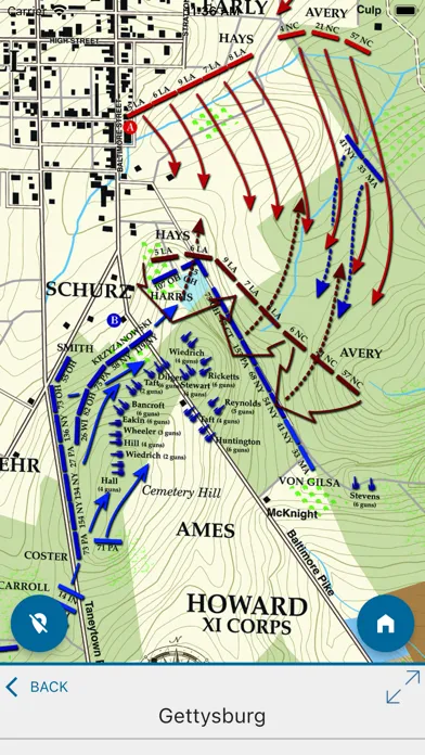 Civil War Battle Maps应用截图