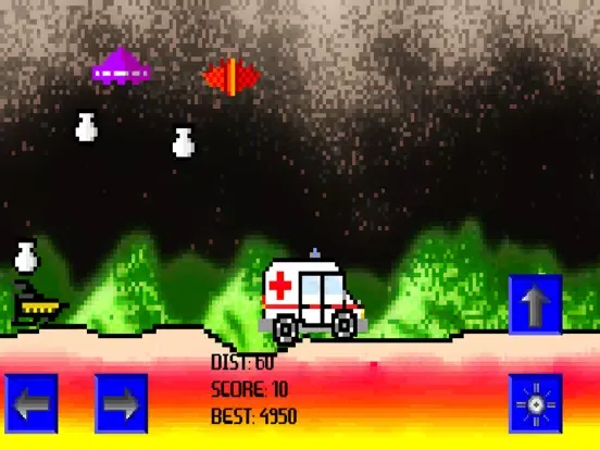 Tangkapan skrin Retro patrol iPad 