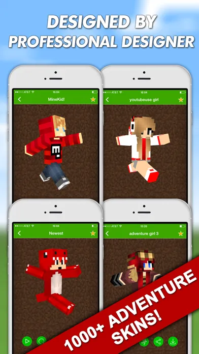 Adventure Skins for Minecraft PE (Pocket Edition) & Minecraft PC Screenshots