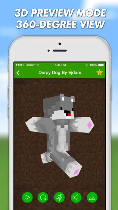 Animal Skins For Minecraft PE (Pocket Edition) Free سکرین شاٹس
