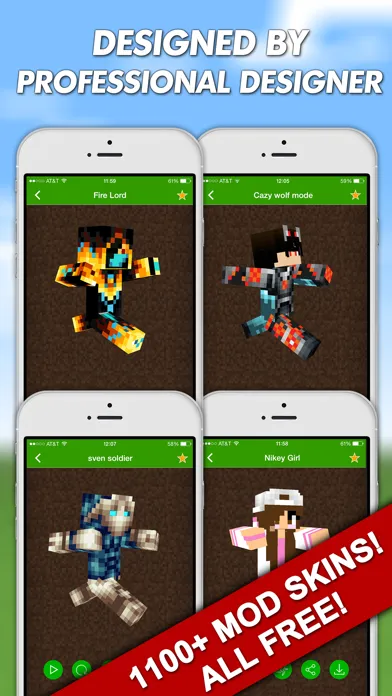Mod Skins for Minecraft PE (Pocket Edition) & Minecraft PC Screenshots