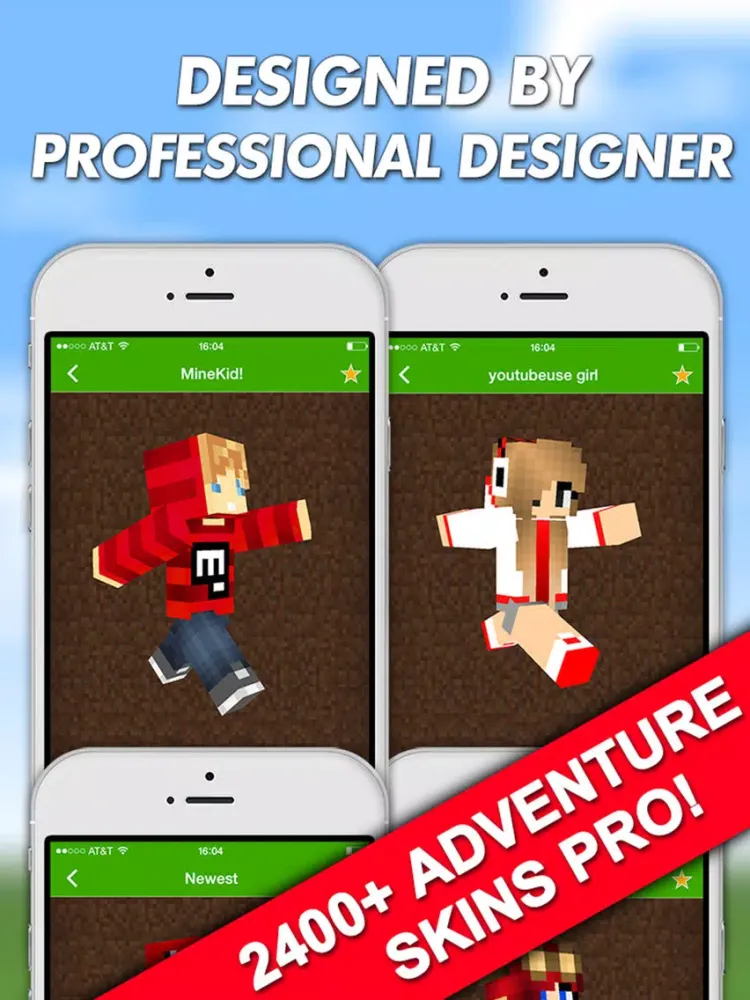 Adventure Skins Pro for Minecraft PE (Pocket Edition) & Minecraft PC iPad 应用截图