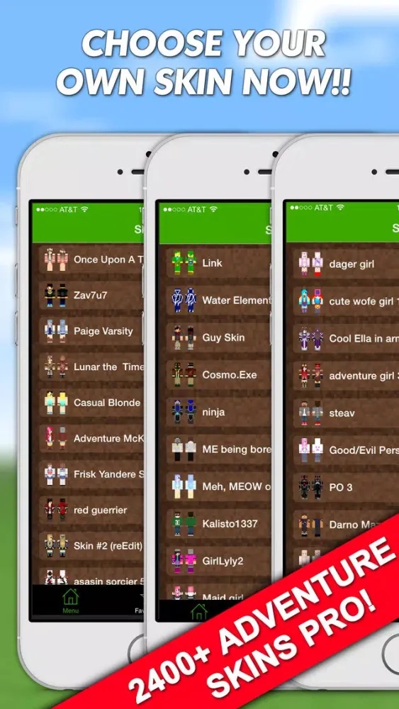 Adventure Skins Pro for Minecraft PE (Pocket Edition) & Minecraft PC应用截图