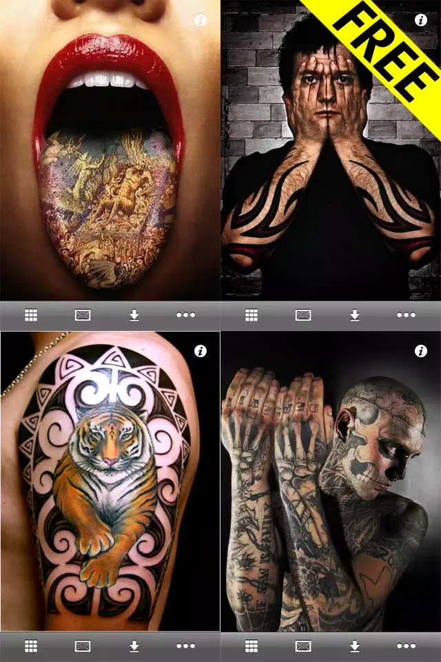 صور 100,000 Cool Tattoos Free