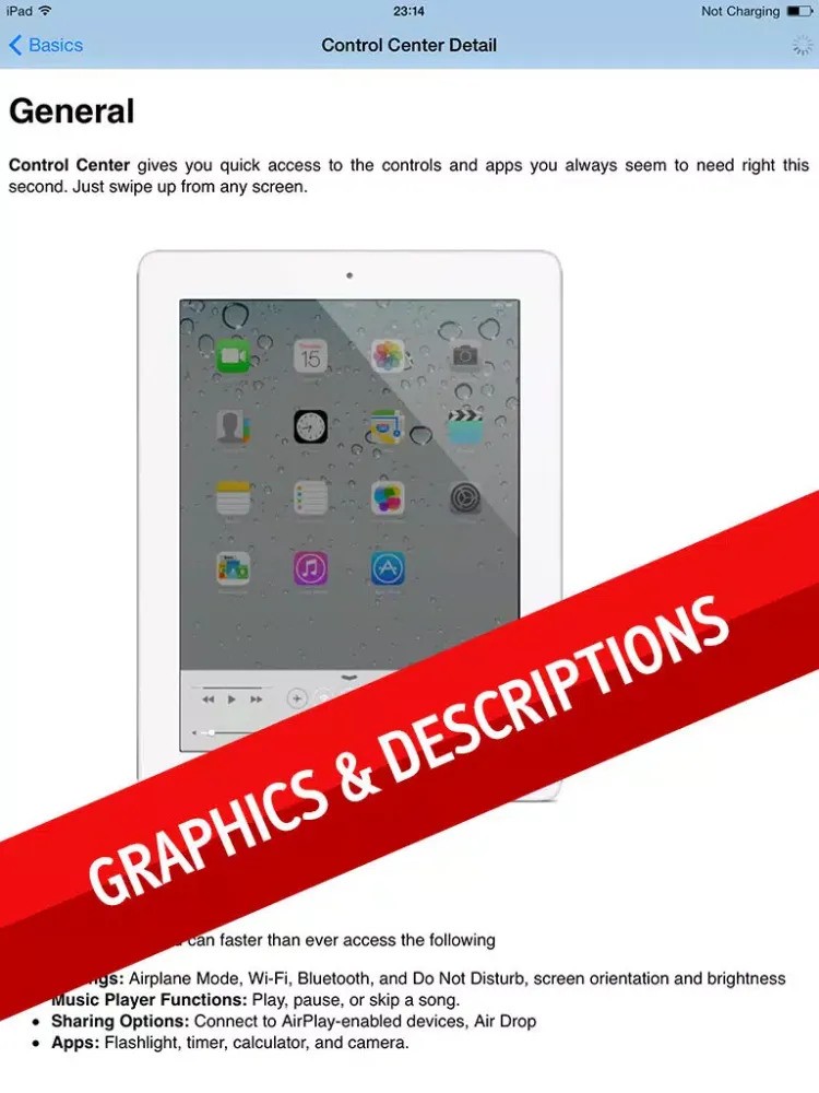 تصاویر Guide for iOS 7 - How to use IOS 7 iPad 