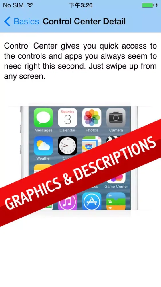 تصاویر Guide for iOS 7 - How to use IOS 7