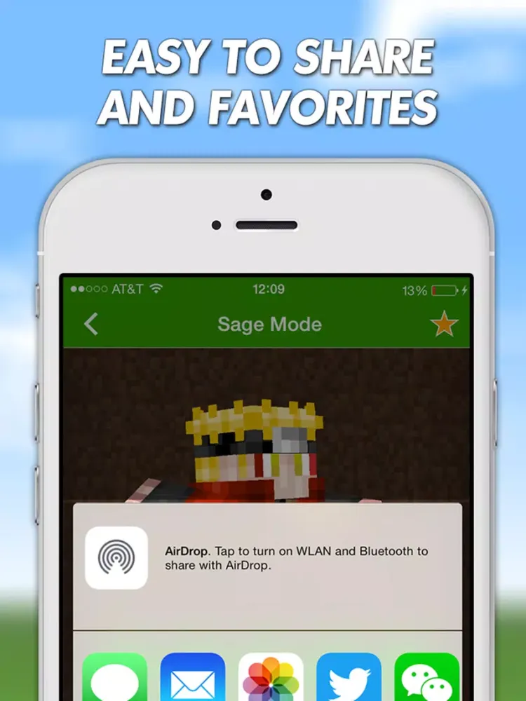 New Skins Pro for Minecraft PE (Pocket Edition) & Minecraft PC iPad  Screenshots