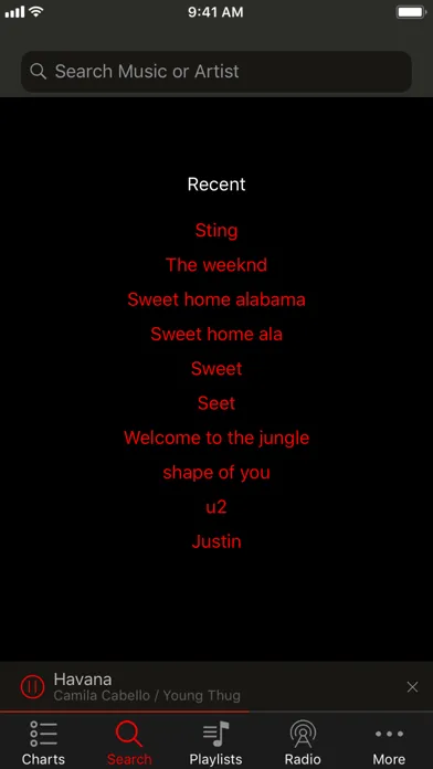 Music Radio Player Screenshots