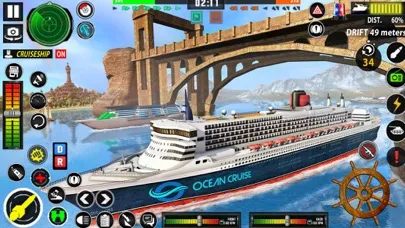 Tangkapan layar Real Ocean Clean Boat Games 3D