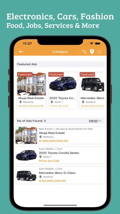 Abuja Classified Marketplace سکرین شاٹس